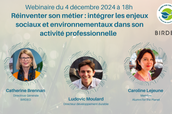 Webinar Alumni for the planet
